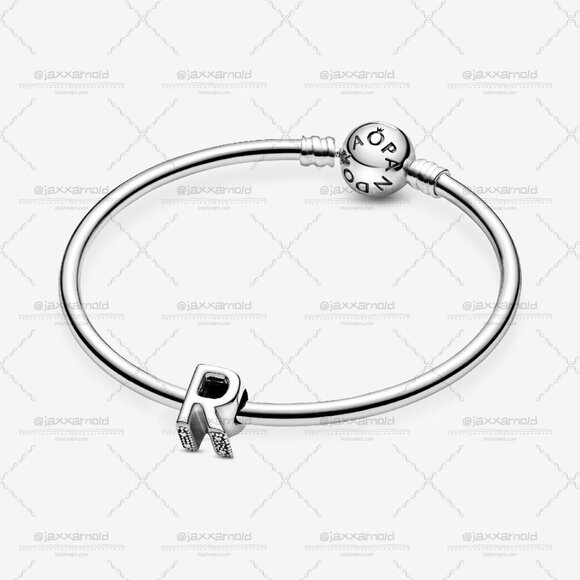 Pandora Letter R Alphabet Charm - Picture 4 of 6